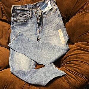 Old Navy Blue Slim Jeans Vintage-Inspired